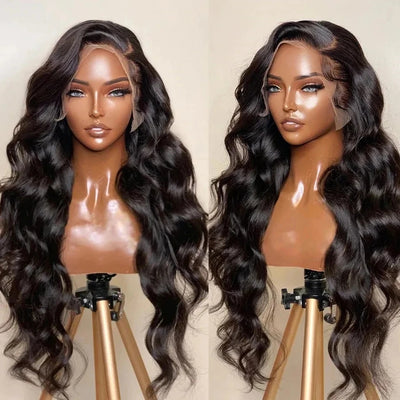 HD Transparent 13x4/13x6 Lace Front Human Hair Wigs Body Wave Pre Plucked Brazilian Body Wave Human Hair Frontal Wigs For Women