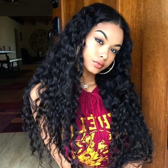 10A Water Wave Human Hair 3 Bundles With 5x5 Closure 100% Remy Human Hair