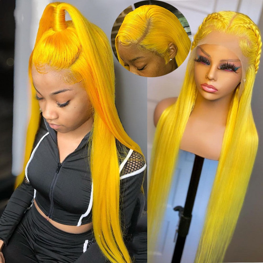 250% Density HD Transparent 13x6 Lace Front Human Hair Wig