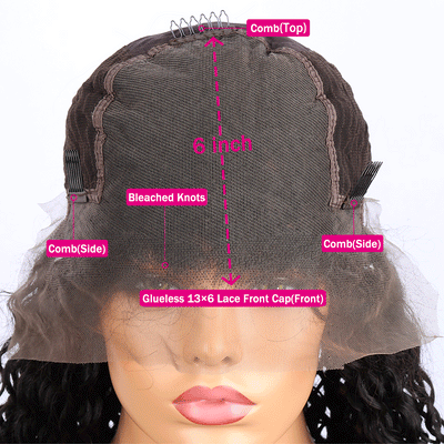 Star Style T4/30# Ombre Brown Colored Glueless Lace Wig Kinky Curly-021