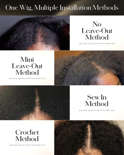 Afro Kinky Curly Seamless V-Part Wig-066