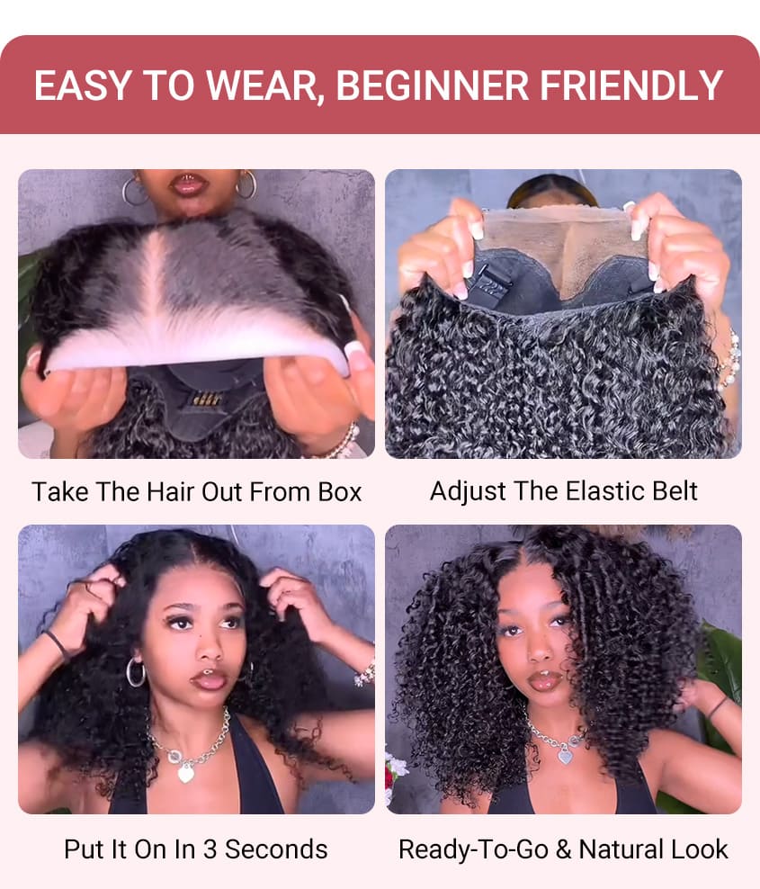 Top 15A Big Retro Curly Wigs Double Drawn Weft Made 250% Density Human Hair Wigs