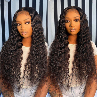 Loose Deep Wave Lace Front Wigs 6x5 Gluelss Lace Human Hair Wigs