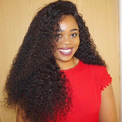 10A Jerry Curly Human Hair 3 Bundles With 5x5 Closure 100% Remy Human Hair
