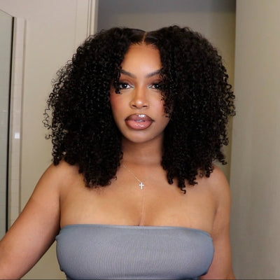 Special Offer ! 6x5 Glueless Kinky Curly Lace Wigs Human Hair Ready To Wear