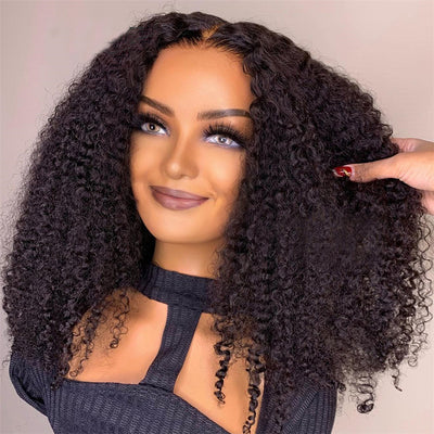 Special Offer ! 6x5 Glueless Kinky Curly Lace Wigs Human Hair Ready To Wear