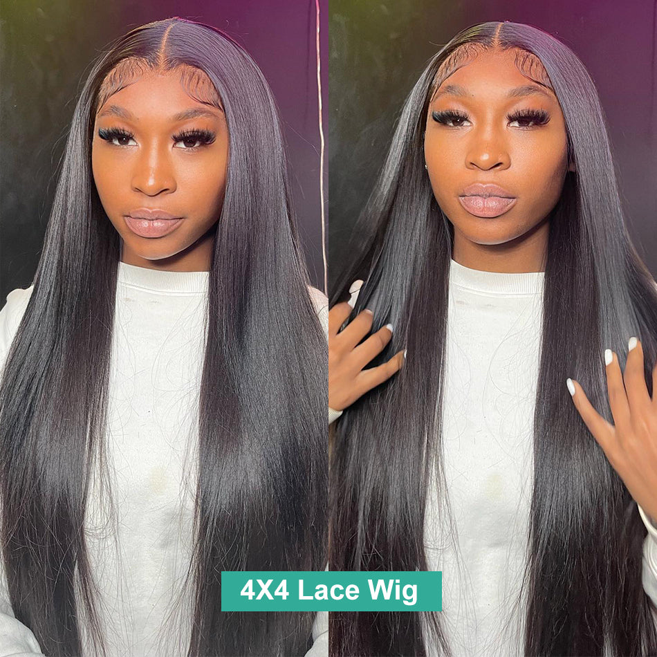 Dachic Hair 32 34 36 38 40 Straight Human Hair 4x4/5x5/13x4/13x6 Lace Front Closure Wig