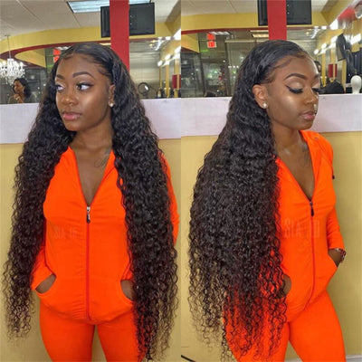 Dachic Hair 32 34 36 38 40 Deep Wave Human Hair 4x4/5x5/13x4/13x6 Lace Front Closure Wig