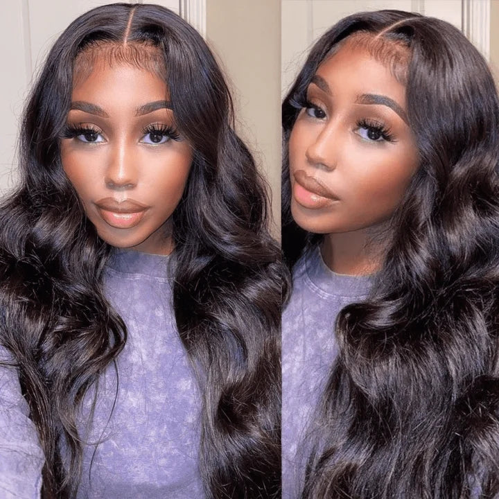 Dachic Body Wave 13x4 13x6 HD Transparent Lace Frontal Human Hair 180% Density Wigs Bogo Deal