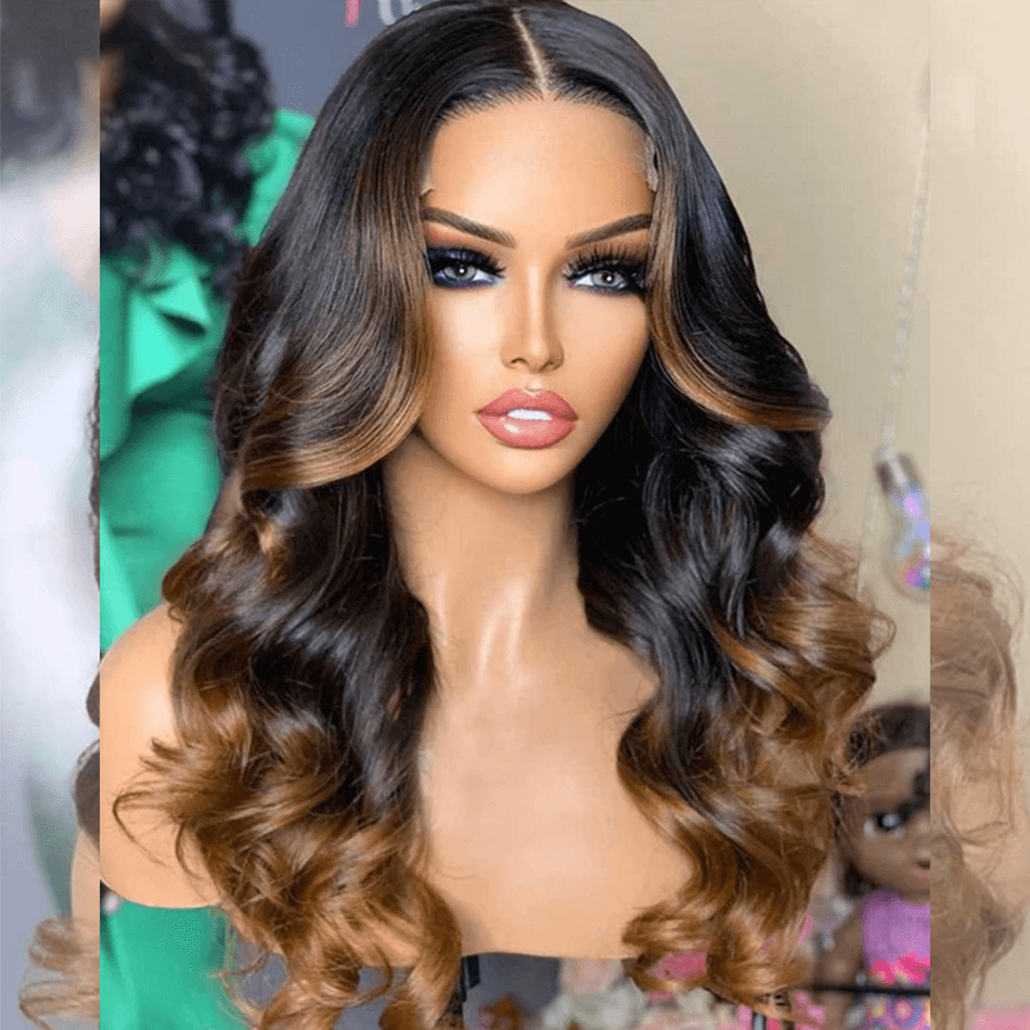 Hairstylist Works Double Drawn 13x6 Lace Front Wig 6x5 Glueless Lace Closure Wig Ready To Wear Human Hair Wigs Body Wave