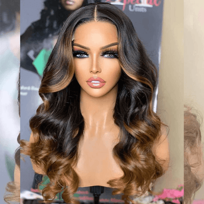 Hairstylist Works Double Drawn 13x6 Lace Front Wig 6x5 Glueless Lace Closure Wig Ready To Wear Human Hair Wigs Body Wave
