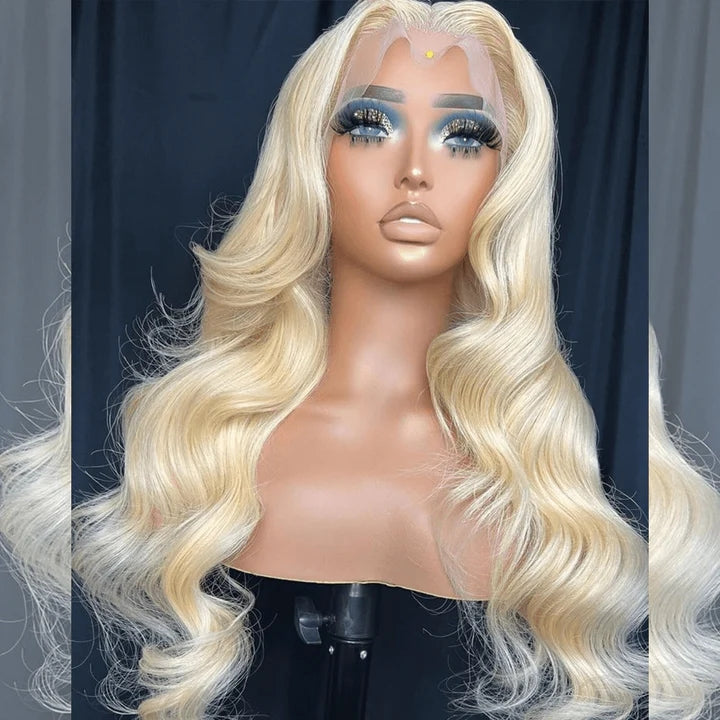 Dachic 13x4 13x6 HD Transparent 613 Blonde Body Wave Lace Front Human Hair Wigs Lace Frontal Wigs 180% Density