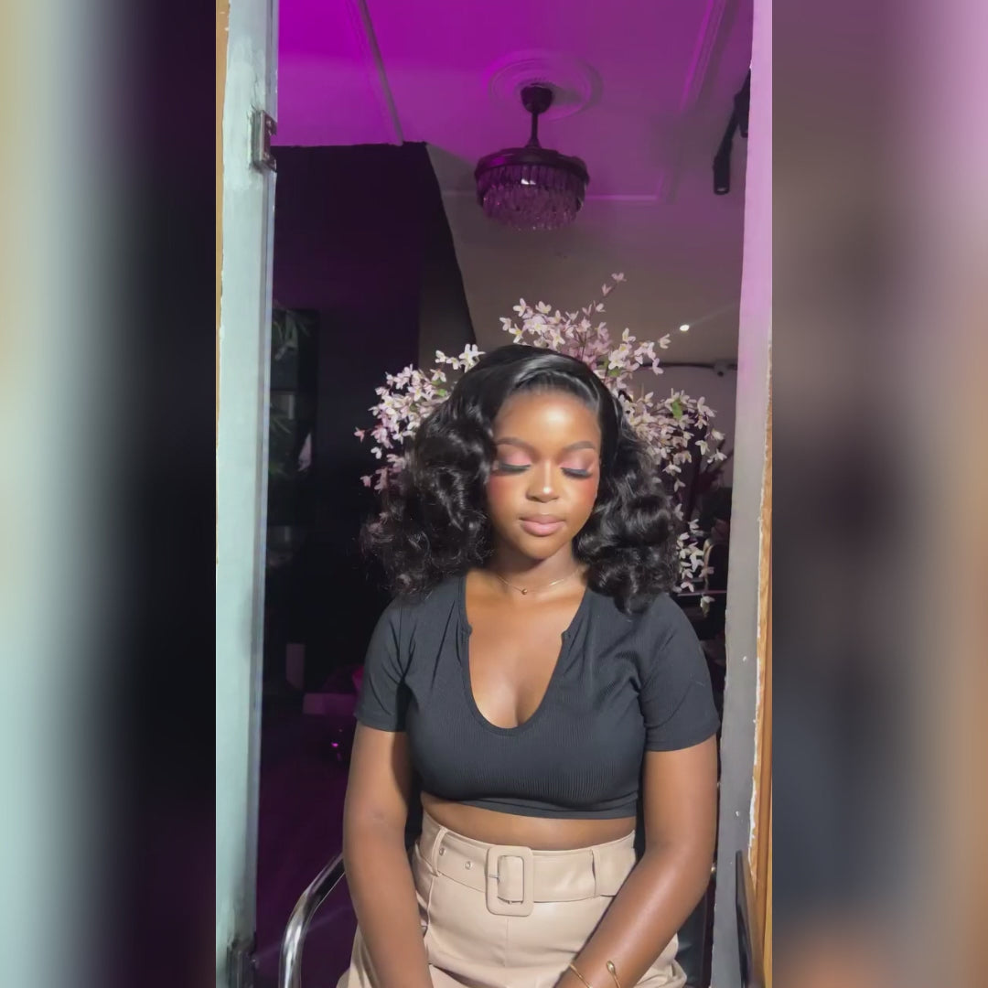 300% Density Classy And Luxury Bouncy Curly Wave Glueless Lace Wigs Human Hair Confident Boss Lady Wigs Ultra Full-038