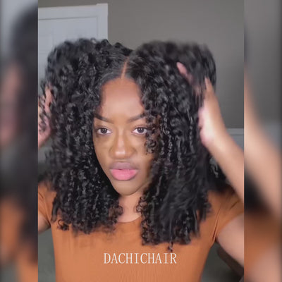 Coily Curly Glueless Lace Human Hair Wigs Ready To Wear-003