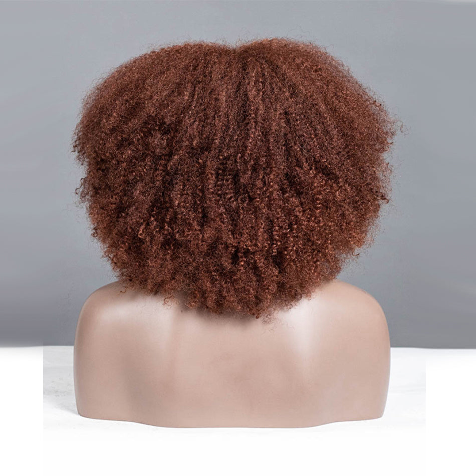 Red Fox Orange Colored Glueless Lace Wigs Ready To Wear-018