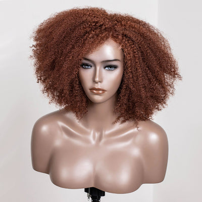 Red Fox Orange Colored Glueless Lace Wigs Ready To Wear-018