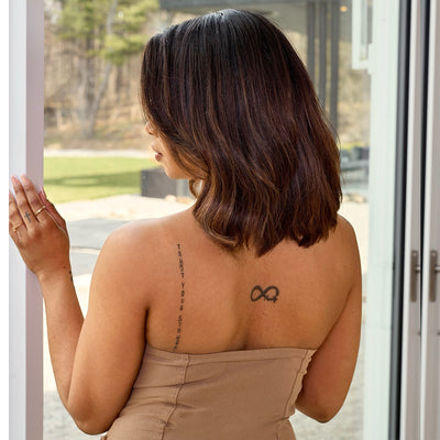 Ombre Brown Colored Montahna Bob 6x5 Wear And Go Glueless Lace Wig