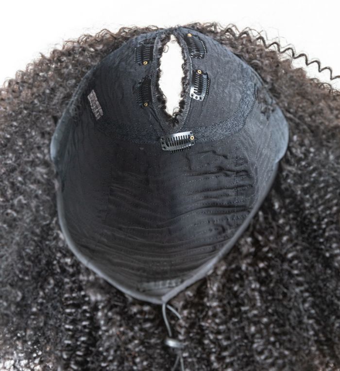 Afro Kinky Curly Seamless V-Part Wig