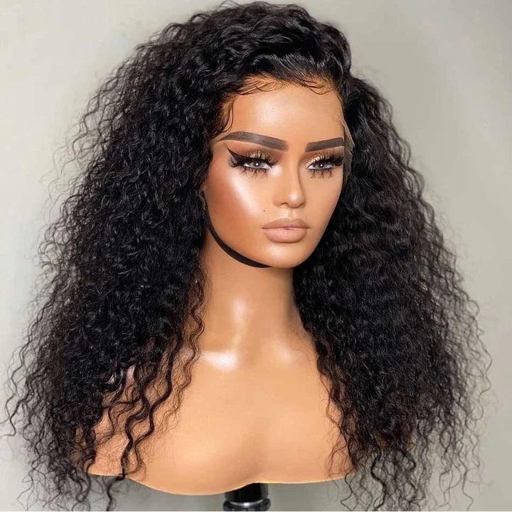 Dachic HD Transparent 13x4 13x6 Lace Front Human Hair Wigs Brazilian Water Wave Frontal Wigs 180% Density