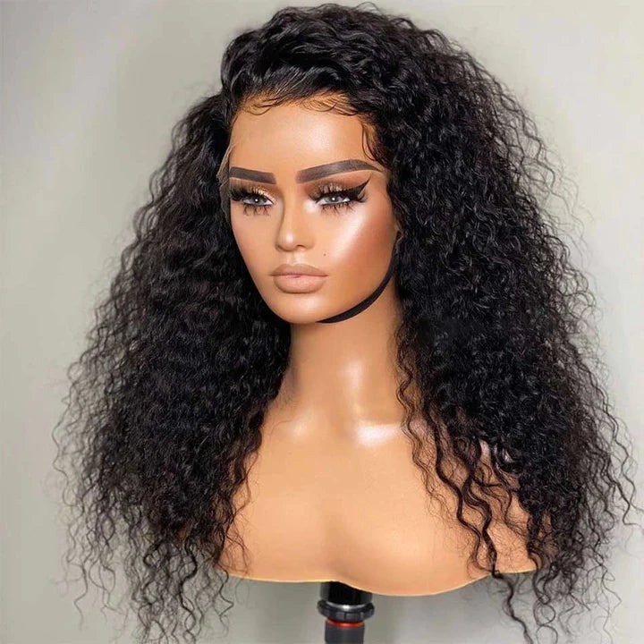 Dachic HD Transparent 13x4 13x6 Lace Front Human Hair Wigs Brazilian Water Wave Frontal Wigs 180% Density