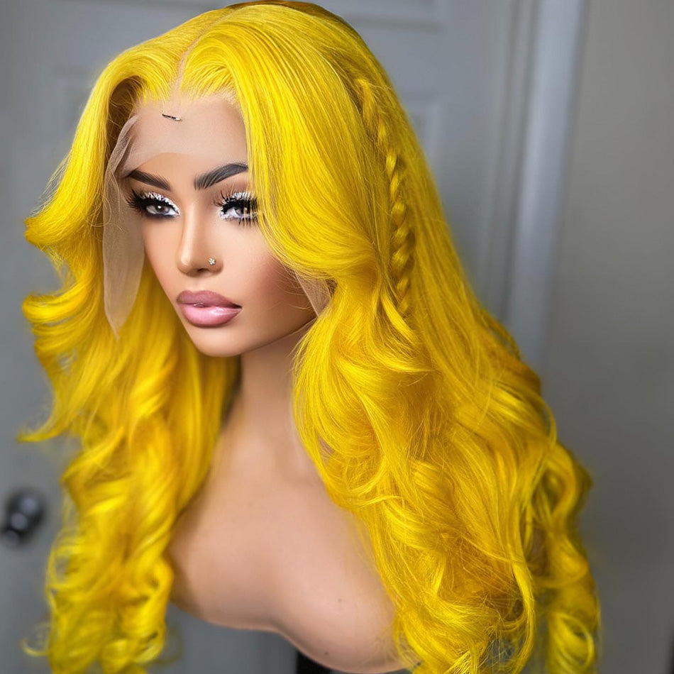 250% Density HD Transparent 13x6 Lace Front Human Hair Wig