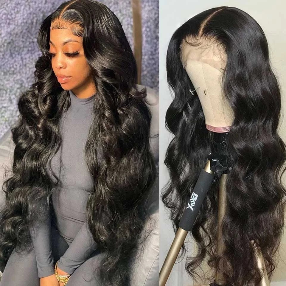 No.19 Dachic Hair 13X4 Lace Frontal Wig Brazilian Body Wave Lace Front Wig Human Hair