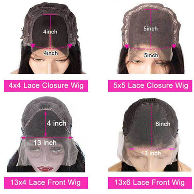 Dachic Hair Glueless 13x6 HD Lace Front Wigs 4/27 Highlight Body Wave Human Hair Frontal Wigs 180%