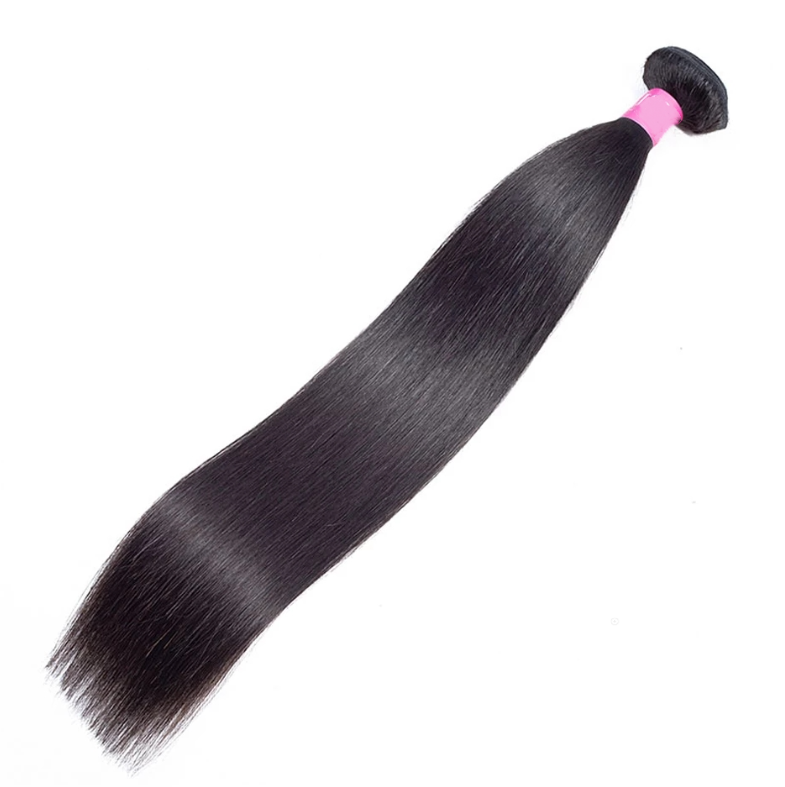 Dachic Hair Straight Hair Extension Human Hair Bundles 1 Piece Hair Weaves Nature Color