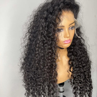 No.21 Dachic Hair Bohemian Curly 13x4 Lace Frontal Human Hair Wigs Brazilian Remy Curly Lace Front Wig