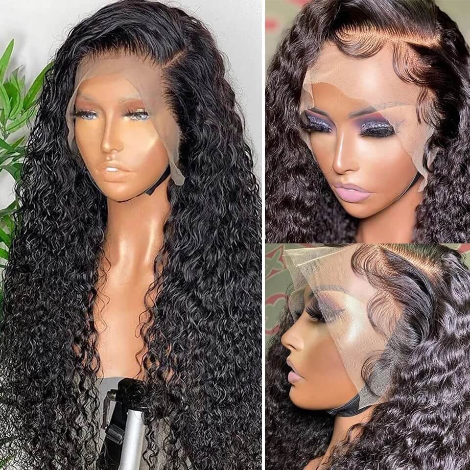 Dachic Hair 13x6 Lace Front Human Hair Wigs Brazilian Water Wave Frontal Wigs