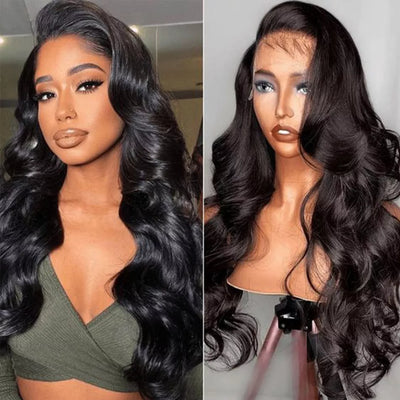 Dachic Hair Body Wave 4 Bundles With Frontal 13x4 4x4 HD Lace Closure Brazilian Human Hair