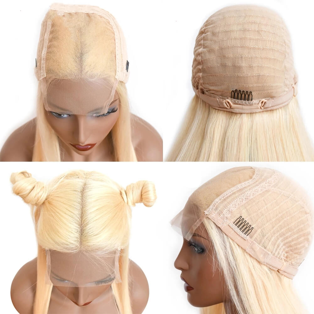 Dachic Hair 613 Blonde 5x5/4*4 Lace Closure Human Hair Wigs