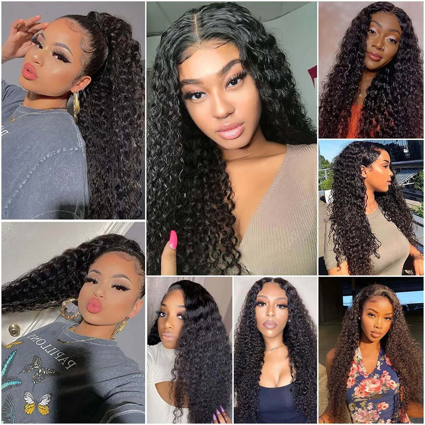 Dachic Hair 13x6 Lace Front Human Hair Wigs Malaysian Jerry Curly Frontal Wigs