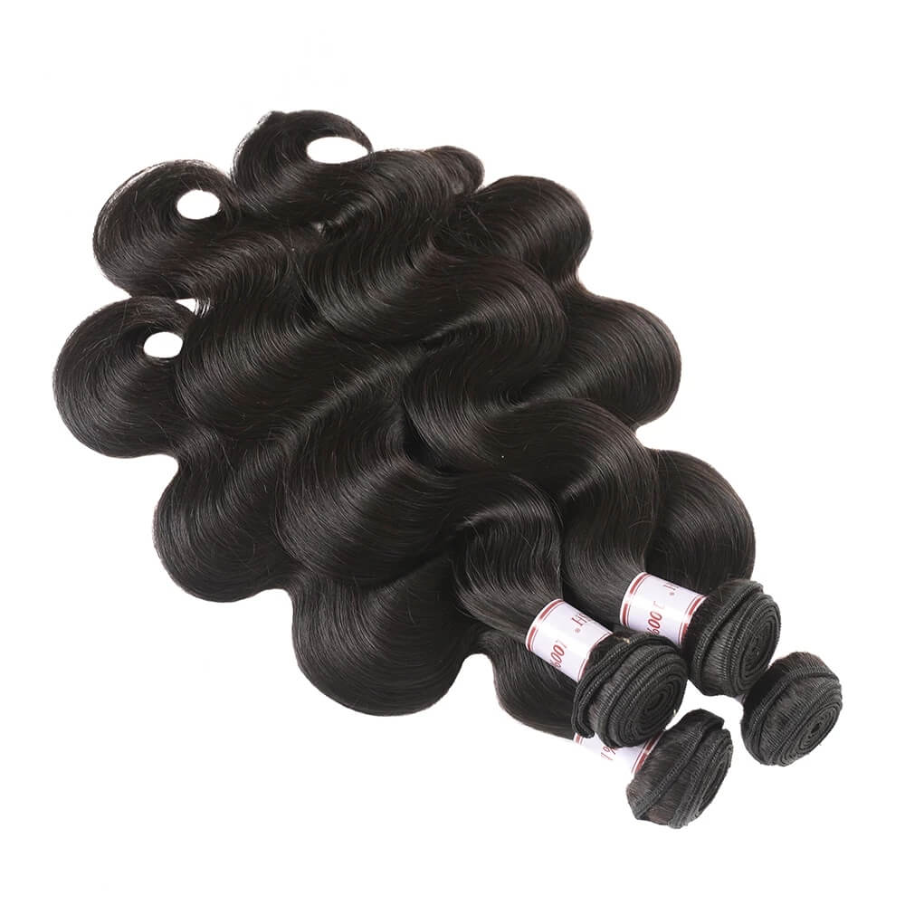 Dachic Hair Malaysian Body Wave 4 Bundles Human Hair Remy Hair Weft Weaving