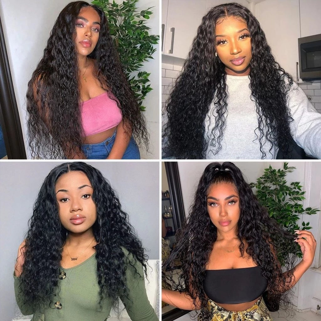 Dachic Hair Water Wave Closure 4x4 5x5 HD Lace Closure 13x4 Lace Frontal Remy 100% Human Hair